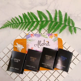現貨🌺Aloha代購🌺官方原裝Giorgio Armani Code 亞曼尼 黑色密碼 男性淡香水 針管試管 1.2ml