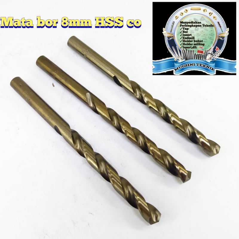 MATA 8mm HSS co 直徑鐵鑽頭不是 nachi WG guehring