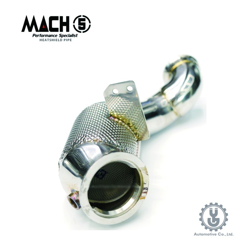 MACH5 高流量帶三元催化頭段 當派 排氣管 BENZ X253 GLC250 GLC260 2.0T【YGAUTO】