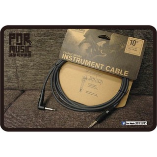 【搖滾玩家樂器】全新 Planet Waves classic PW-CGTRA-10 電吉他 導線 10呎 L頭