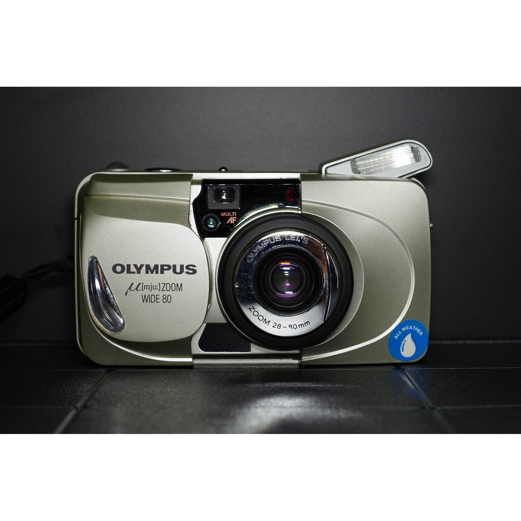 OLYMPUS µ mju ZOOM WIDE 80 底片相機-A