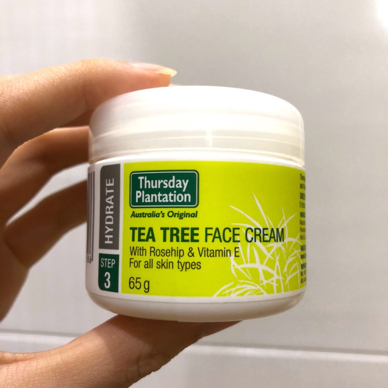 ［現貨］Thursday Plantation 星期四農莊 Tea Tree Face Cream 茶樹面霜 65g