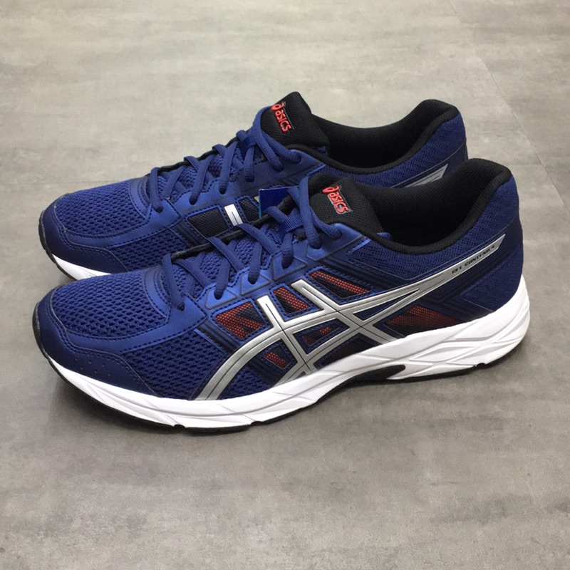 《TNT》ASICS GEL-CONTEND 4 男 耐磨 止滑 透氣 入門款 工作鞋 慢跑鞋 藍白 T715N-400