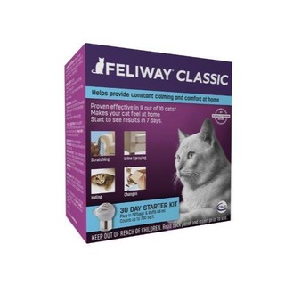 【寵麻吉】法國FELIWAY 費利威 插電組 /噴劑 60ml 貓咪安撫貓咪情緒 貓咪費洛蒙/費洛貓