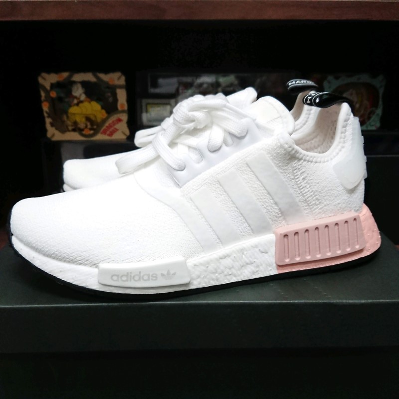 【小八】Adidas NMD R1 White 白 粉 EE5109