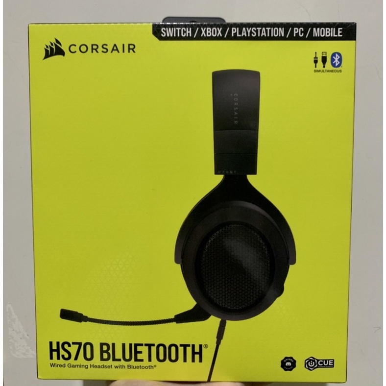 海盜船 Corsair HS70 Bluetooth 有線+無線藍牙 耳機麥克風 CA-9011227-AP