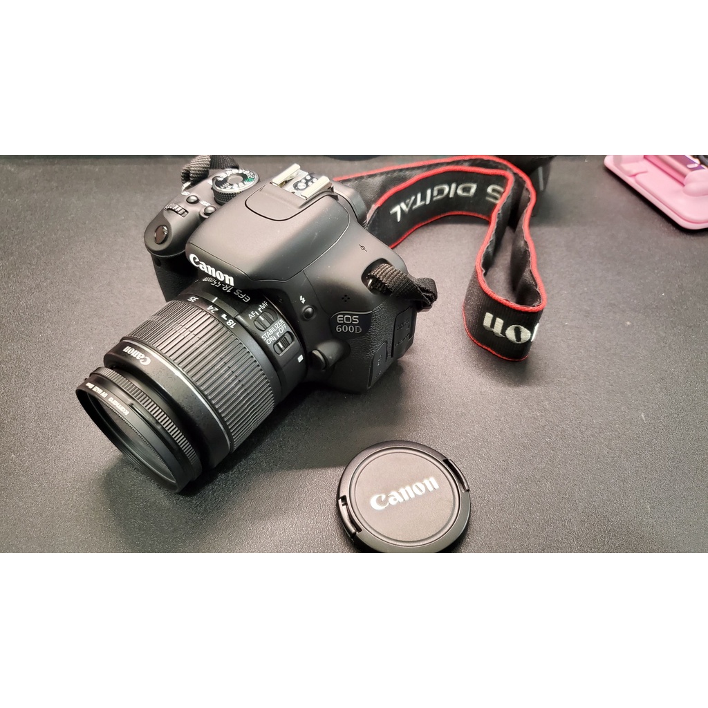 Canon EOS 600D + EFS 18-55 kit鏡 單反 入門 單眼相機 快門數4917 二手免運出清