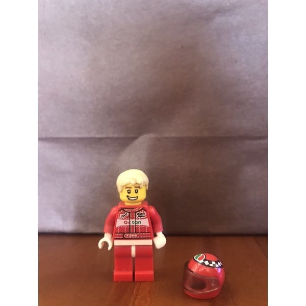 LEGO 樂高 8803 抽抽樂 人偶包 第三代 紅色 法拉利 賽車手 二手