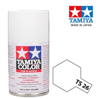【鋼普拉】現貨 TAMIYA 田宮 模型 噴漆 噴罐 油性漆 85026 TS26 TS-26 純白色 100ml