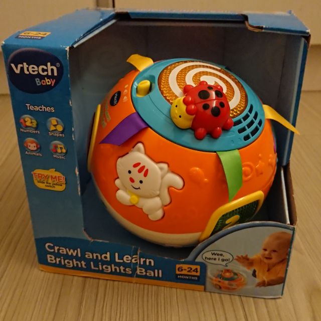 二手.Vtech炫彩聲光滾滾球