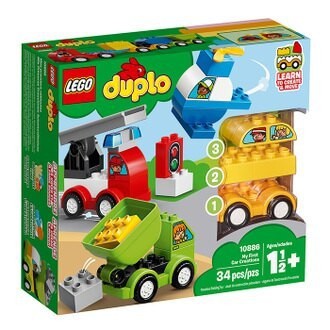 樂高LEGO得寶Duplo系列-我的第一套創意汽車組合 10886