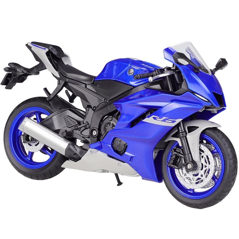 威利 Welly 1:12 2020 雅马哈 Yamaha YZF-R6 压铸车辆收藏爱好摩托车模型玩具