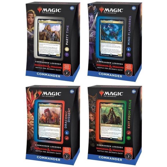 【Bruce卡牌】MTG 魔法風雲會 指揮官傳奇：爭戰柏德之門 指揮官套牌 中文版