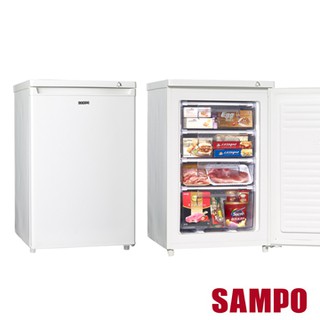 刷卡分期免運【SAMPO聲寶】SRF-90S 直立式87L冷凍櫃冷凍櫃