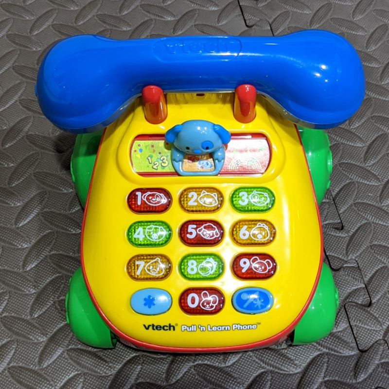 二手寶寶玩具*vtech歡樂寶寶學習電話