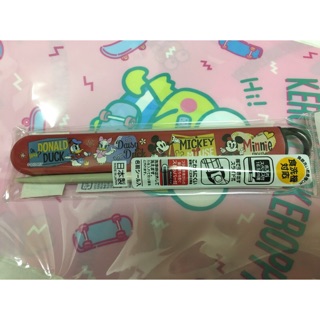 日本雜貨 迪士尼 Disney 米奇 米妮 唐老鴨 環保筷/餐具盒/餐具組 筷子 日本製