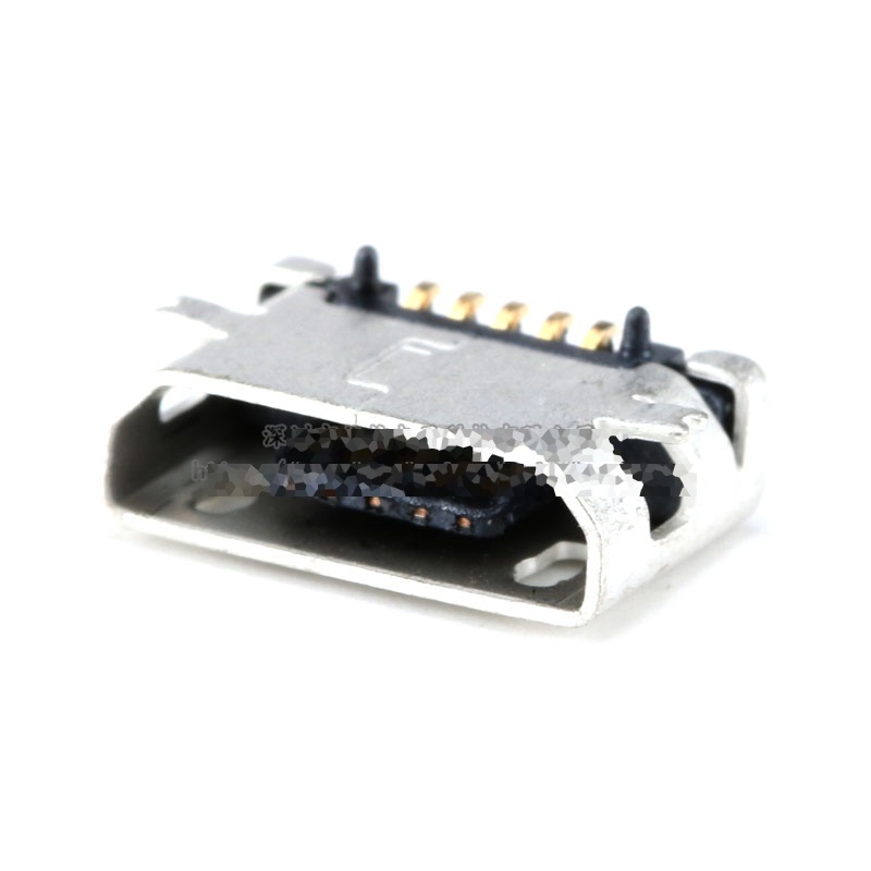 庫存不用等-全銅 Micro 5P插座 貼片無卷邊 MK5P 麥克5腳貼片 USB母座 編帶 W2-1 [296598現