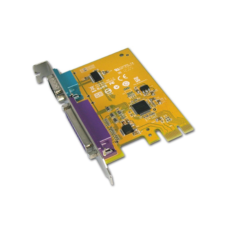 SUNIX MIO6469A PCI-E 25針LPT並口+9針COM 列印卡 串口卡