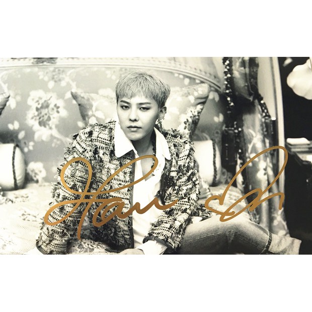 現貨 簽名照 Bigbang G D 權志龍g Dragon 親筆簽名照a版 蝦皮購物