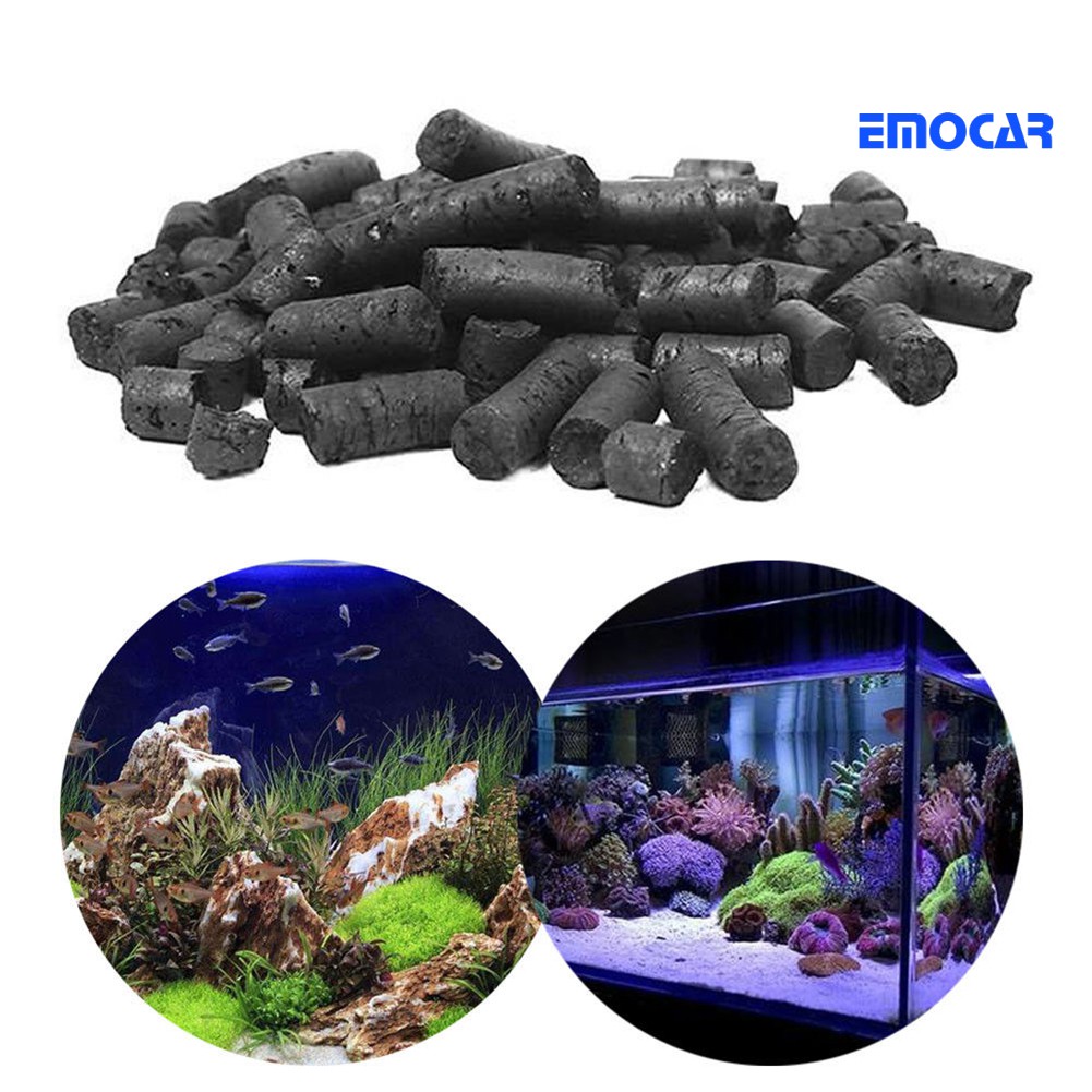 Emocar 100 克粘土球珊瑚石活性炭水族箱景觀水箱裝飾 蝦皮購物