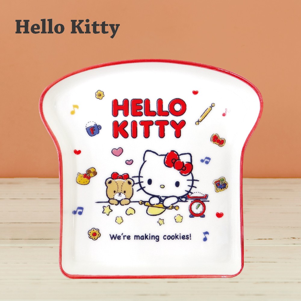 【Sanrio三麗鷗】Hello Kitty 吐司盤 (可愛造型盤)