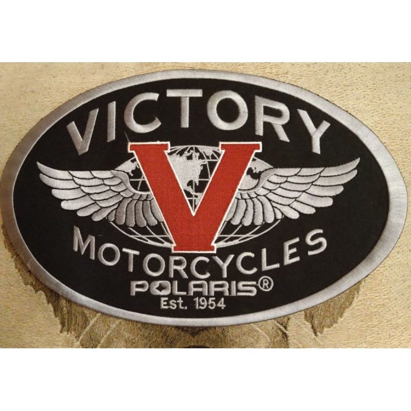 摩托車標誌繡片章  勝利牌