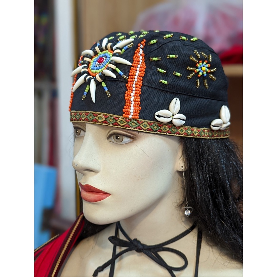 【山雅工作坊】🌼原住民珠飾頭巾帽🌼