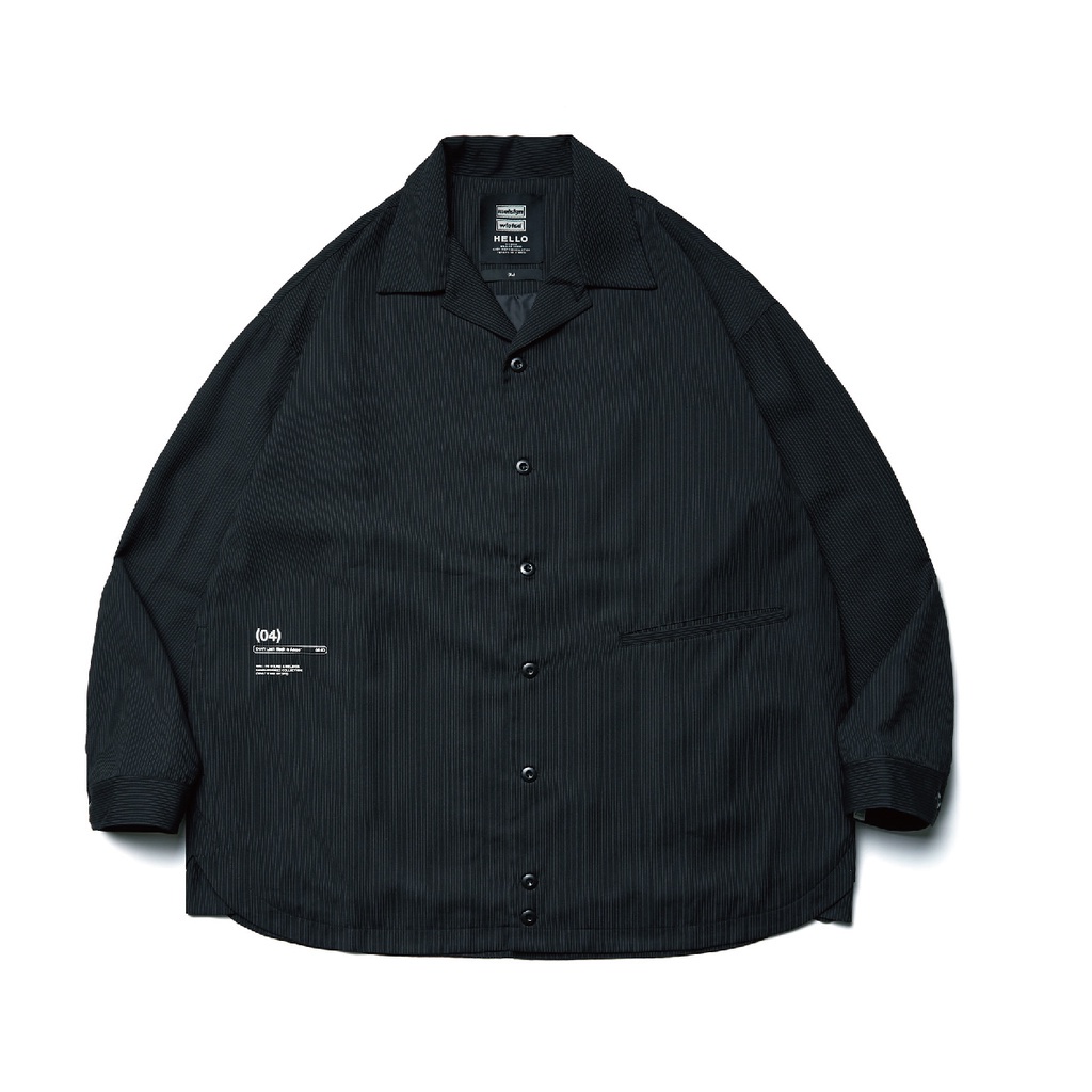 WL/OF/SD MW-05 “SALLY” LOOSE PLAIN SHIRT (INDIGO STRIPE)