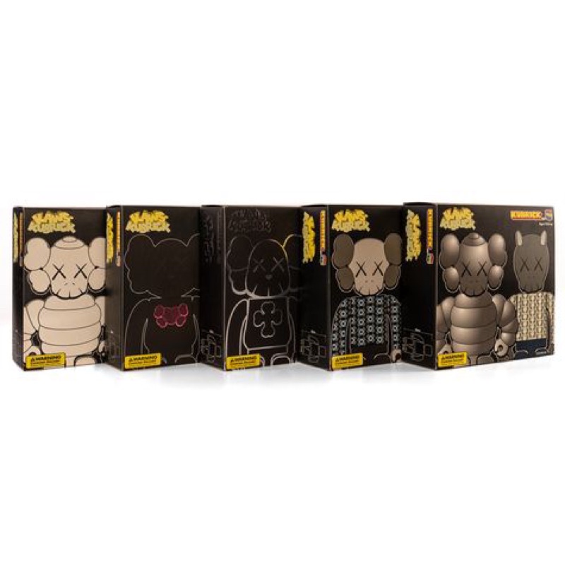 絕版經典現貨 KAWS x Kubrick 公車站牌全套5盒 大全Medicom toy