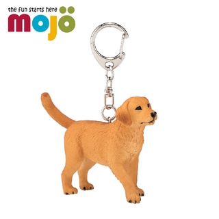 Mojo Fun動物模型-黃金獵犬鑰匙圈