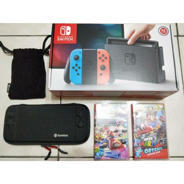 任天堂 Nintendo Switch 紅藍 瑪莉歐同捆包