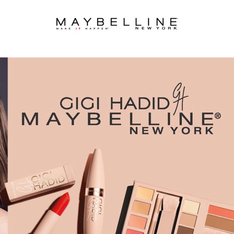 英國限定款代購 親自帶回 Maybelline x Gigi Hadid 修容眼影盤 限定彩妝盤 jetsetter