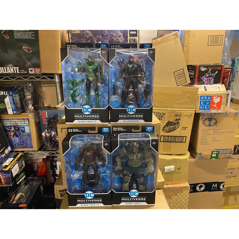 麥法蘭 DC MULTIVERSE 暗黑之夜 金屬 蝙輻俠 蹂躪者 破曉者 殺戮機器 Grim Knight 四款合售