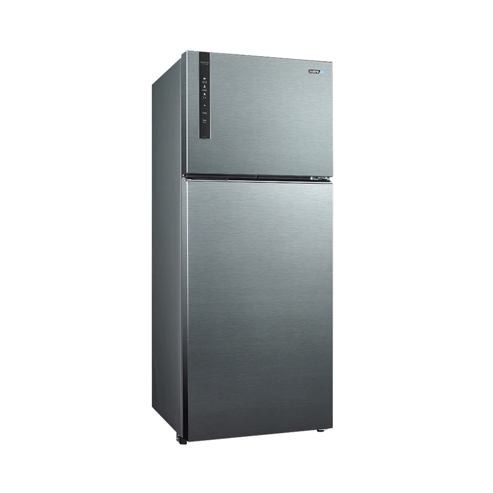 SAMPO聲寶 580L AIE全平面鋼板系列變頻雙門冰箱-漸層銀 SR-B58D(K3) (本島免運費配送+基本安裝)