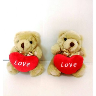 *可愛娃娃 買五送一* 婚禮LOVE小熊 擺飾 絨毛玩偶