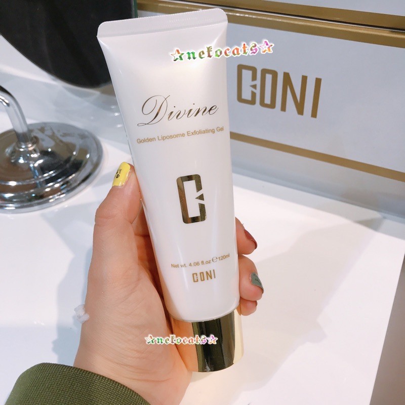Coni 康倪黃金緩釋囊球去角質凝膠120ml 金箔去角質全新優惠正品期限長專櫃美容展 蝦皮購物