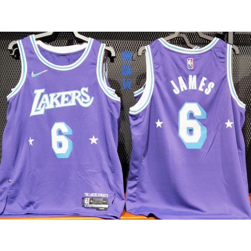 2021 11月 NIKE NBA LAKERS 湖人 LEBRON JAMES 城市版 球衣 DB4032-506