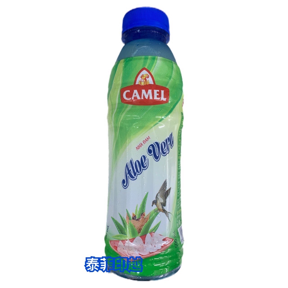 {泰菲印越} 越南 CAMEL 燕窩風味蘆薈汁  燕窩風味蘆薈飲料 500ML