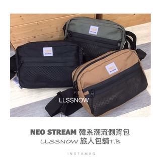 (現貨) 韓國品牌 Neo Stream 潮流休閒 側背包 防潑水男生斜背包 斜背包 男生包包 尼龍側背包 側背小包
