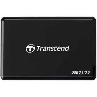 【Transcend創見】RDF9 USB 3.1 多合一讀卡機 支援 UHS-II 兩年保固 TS-RDF9K 黑色