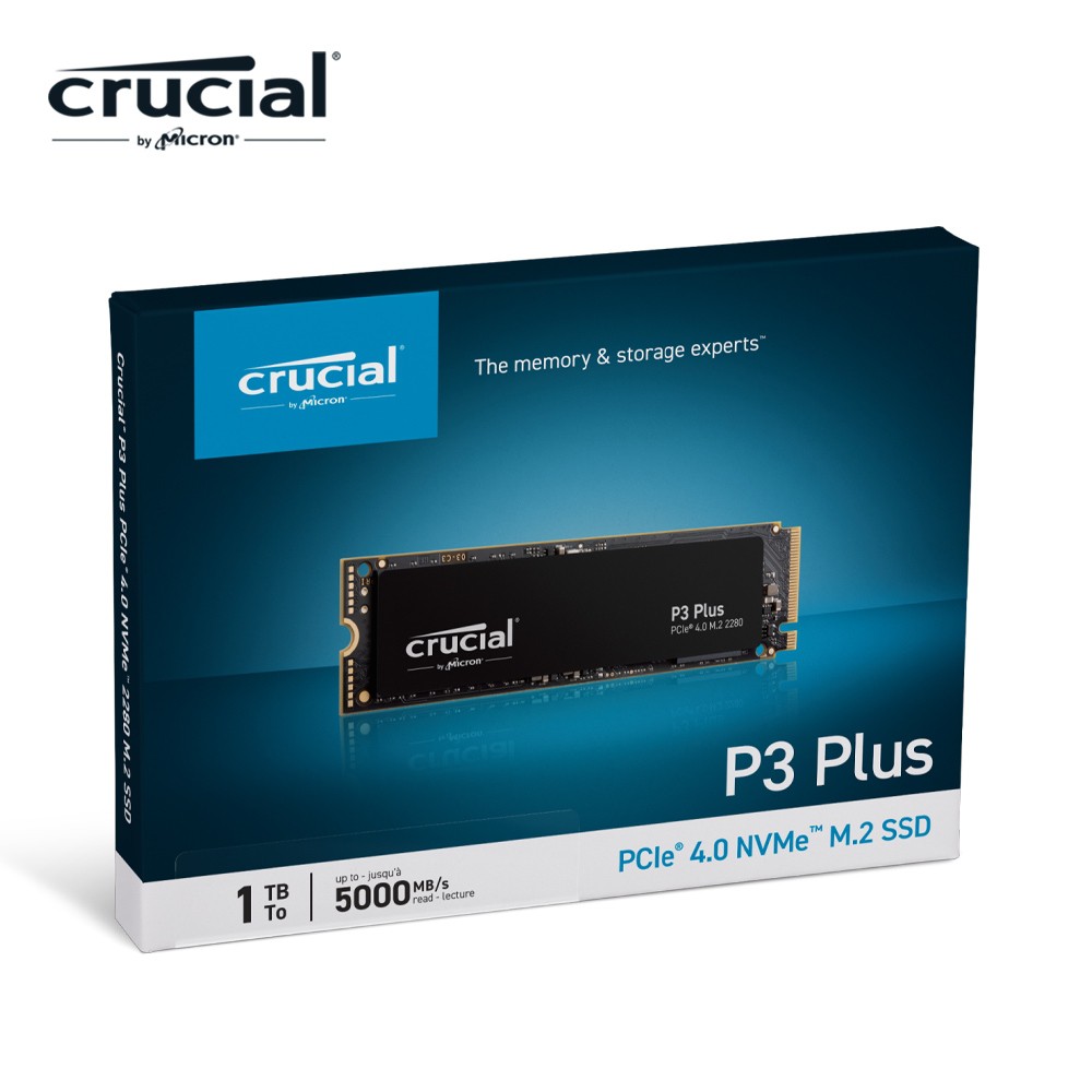 【蝦皮特選】MicronCrucialP3 Plus 1TB P3P Gen4 M.2 PCIe SSD固態硬碟