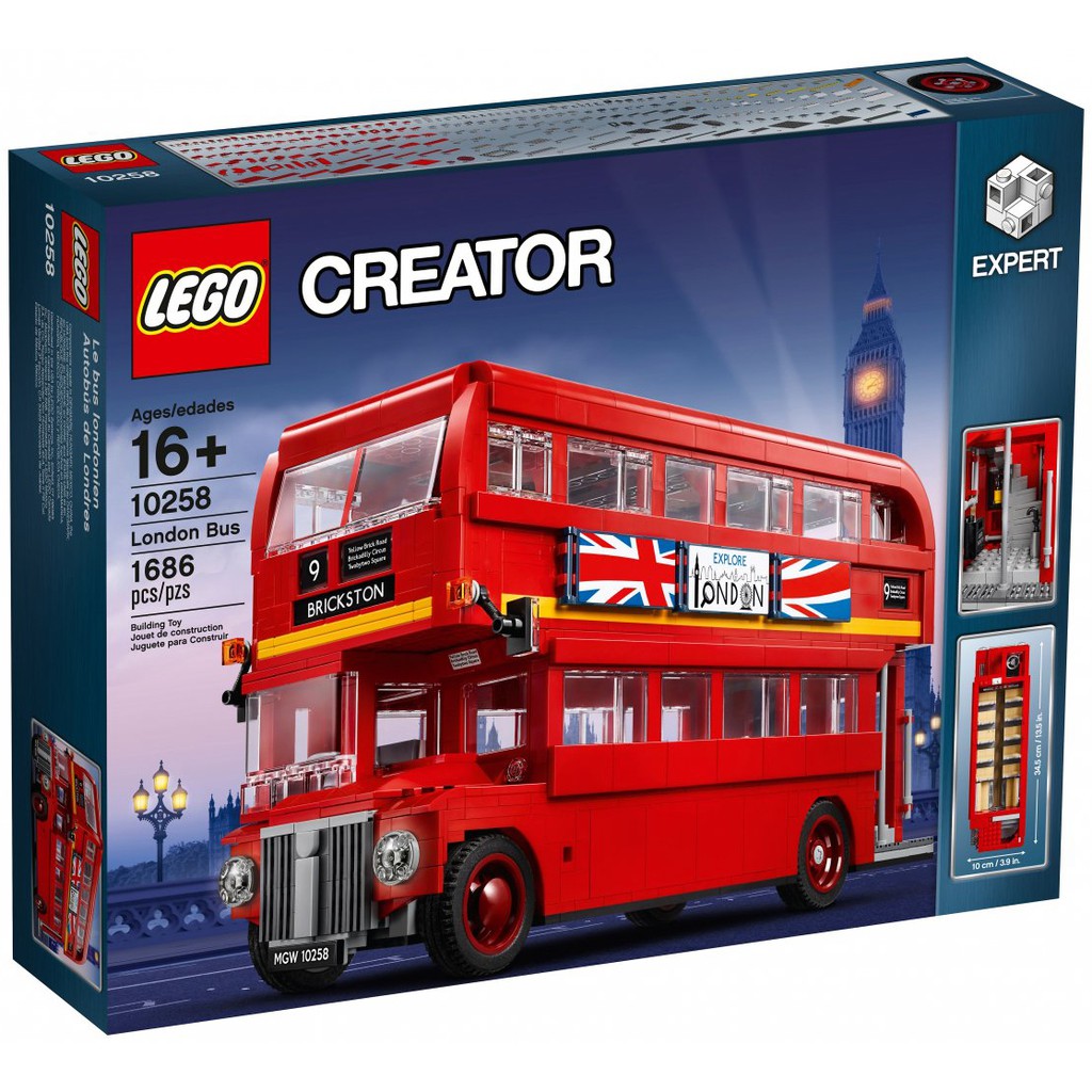 【CubeToy】店面3580樂高 10258 倫敦巴士 - LEGO ICONS London Bus -