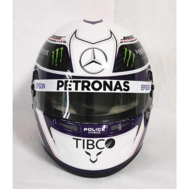 2020 Mercedes AMG F1 全球限量 1/2 Lewis Hamilton 安全帽 頭盔 模型 正版授權