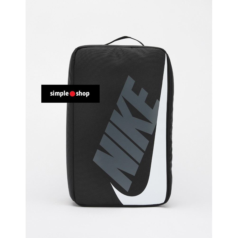 【Simple Shop】Nike Shoebox Bag 鞋袋 NIKE橘鞋盒 NIKE鞋袋 鞋包 黑色 CW9266