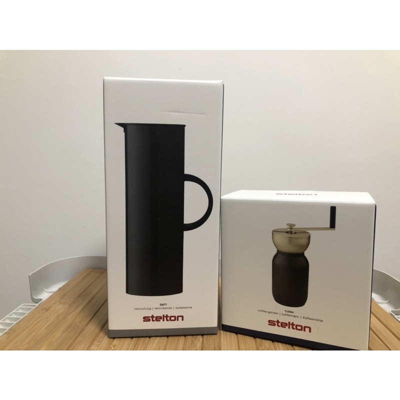 【Stelton】啄木鳥真空保溫壺-黑-1L