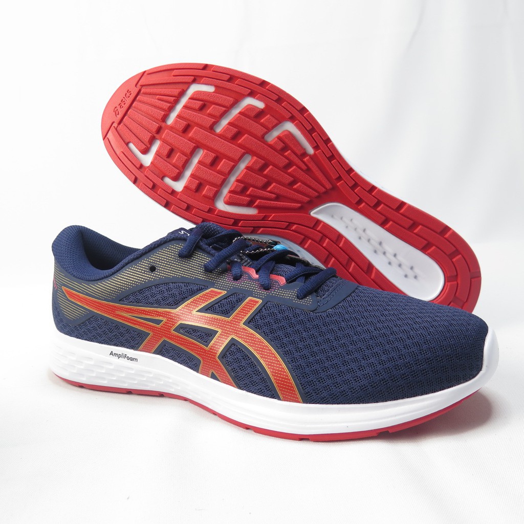 優惠特價 2020 ASICS 亞瑟士 PATRIOT 11 慢跑鞋 1011A568-402 藍紅