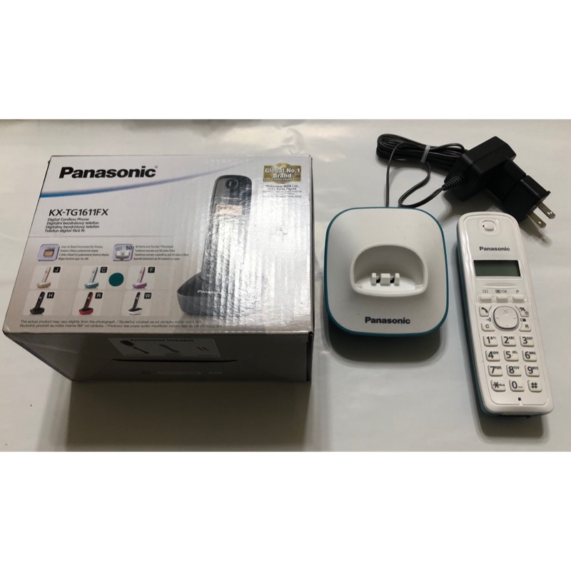 國際牌Panasonic 數位無線電話 KX-TG1611 (水漾藍)