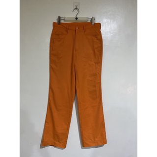 二手賠錢賣美國山貓Lynx golf 高爾夫橘色長褲亮色運動褲高爾夫球褲休閒褲西裝褲