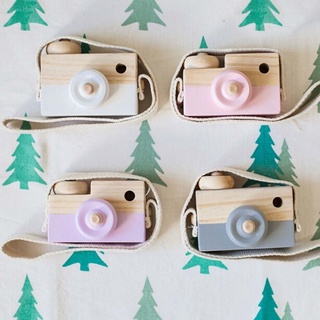 現貨>迷你木製相機玩具創意木製裝飾品兒童兒童房掛飾