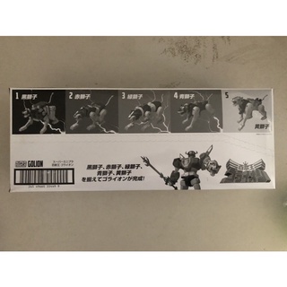 日版 組裝模型 盒玩 Super Minipla 百獸王 五獅合體